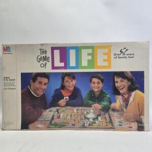 Milton Bradley the Game of Life Board Game 1991 Vintage COMPLETE
